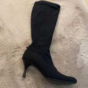 Canvas Gucci Boots